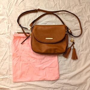 Poppy & Peonies Downtown Crossbody in Cognac